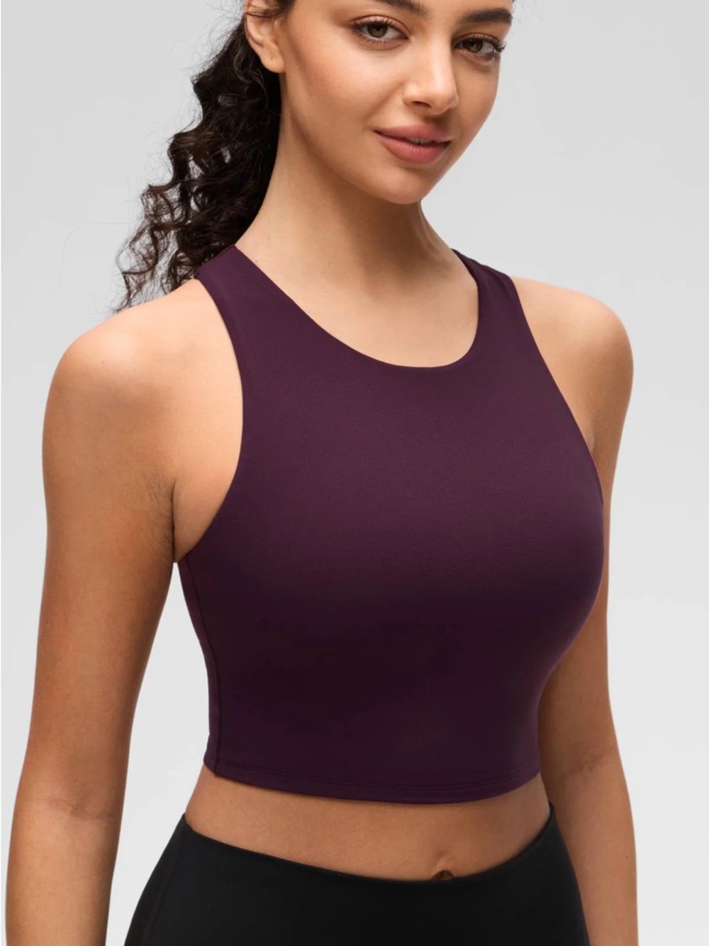 Butterluxe High Neck Racerback Tank
